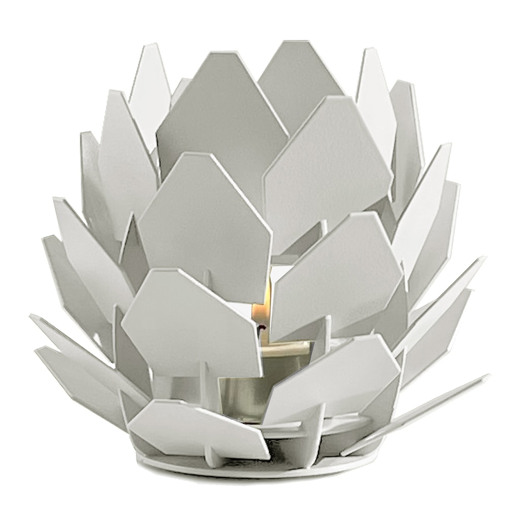 Kotte Ljushållare Vit Hem och inredning frilagd